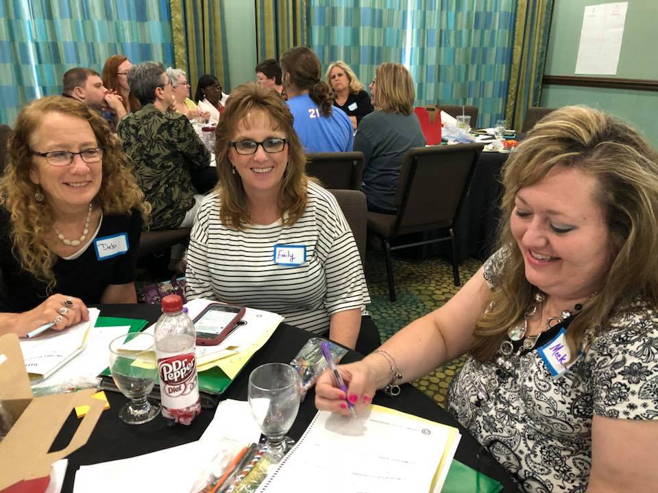 GCEA Leaders Plan at the New River UniServ Leadership Training